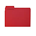 Smead® SuperTab® File Folders, Letter Size, 1/3 Cut, Red, Pack Of 3 1 thumbnail image