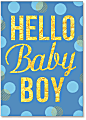 Viabella New Baby Boy Greeting Card, 5" x 7", Multicolor