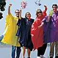 River City Schooner PVC Disposable Ponchos, One Size, Yellow, Pack Of 50