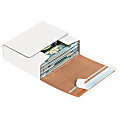Partners Brand CD Mailers, 5 3/4" x 5 1/16" x 1 3/4", Holds 1-4 CDs, Pack Of 200 1 thumbnail image
