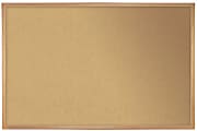 Ghent Non-Magnetic Cork Bulletin Board, 36” x 36”. Natural, Satin Aluminum Frame 1 thumbnail image
