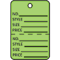 Office Depot® Brand Garment Tags, Perforated, 1 1/4" x 1 7/8", Green, Case Of 1,000 1 thumbnail image