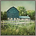 Amanti Art Blissful Country III Barn by Elizabeth Urquhart Framed Canvas Wall Art Print, 22”H x 22”W, Greywash 1 thumbnail image