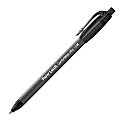 Paper Mate® Comfortmate™ Ultra Retractable Ballpoint Pen, Medium Point, 1.0 mm, Black Barrel, Black Ink