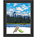 Amanti Art Wood Picture Frame, 27" x 33", Matted For 22" x 28", Corvino Black 1 thumbnail image
