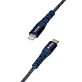 iHome Ultra Boost Nylon Lightning To USB-C Cable, 6', Blue 1 thumbnail image