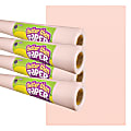 Teacher Created Resources® Better Than Paper® Bulletin Board Paper Rolls, 4' x 12', Blush, Pack Of 4 Rolls