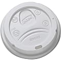 Dixie Drink-thru Lid - Round - Plastic - White - 100 / Pack 1 thumbnail image