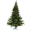 Fraser Hill Farm Artificial Foxtail Pine Christmas Tree With Clear LED String Lighting And EZ Connect, 9'