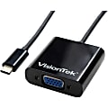 VisionTek USB-C to VGA Active Adapter(M/F) - USB Type C to VGA Adapter - USB-C to VGA Adapter Male to Female 5 Inch 1080p (1920x1080) 60 Hz - 900818 1 thumbnail image