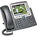 Cisco 7975G Unified IP Phone - 2 x RJ-45 10/100/1000Base-T , Mini-phone Headset - 8Phoneline(s)