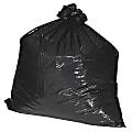 Nature Saver 75% Recycled Heavy-Duty Trash Liners, 45 Gallons, 40" x 46", Black, Box Of 100 1 thumbnail image