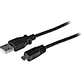 StarTech.com 10 ft Micro USB Cable - A to Micro B - USB cable - USB (M) to Micro-USB Type B (M) - USB 2.0 - 10 ft - black -  - UUSBHAUB10 1 thumbnail image