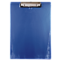 Saunders® 96% Recycled Plastic Clipboard, Letter Size, 12 1/2"H x 9"W x 1/2"D, Ice Blue