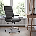 Flash Furniture LeatherSoft™ Faux Leather High-Back Office Chair, Black