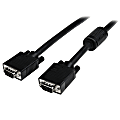 StarTech.com 18in Coax High Resolution VGA Monitor Cable - HD15 M/M - VGA cable - HD-15 (VGA) (M) to HD-15 (VGA) (M) - 1.5 ft - molded - black 1 thumbnail image