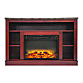 Cambridge® Seville Electric Fireplace With Enhanced Log Insert And Mantel, Cherry 1 thumbnail image