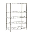 Honey-Can-Do Steel Adjustable Wine Rack, 4-Tiers, Chrome