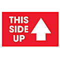 Tape Logic® Preprinted Shipping Labels, DL1481, Arrow With "This Side Up", 5" x 3", Red/White, Roll Of 500 1 thumbnail image