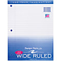 Roaring Spring Wide-Ruled Filler Paper, 8" x 10 1/2", 15 Lb, White, Pack Of 150 Sheets 1 thumbnail image