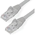 StarTech.com 7ft CAT6 Ethernet Cable - Gray Snagless Gigabit CAT 6 Wire - 7ft Gray CAT6 up to 160ft - 650MHz - 7 foot UL ETL verified Snagless UTP RJ45 patch/network cord