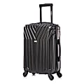 InUSA Vasty ABS Hardside Spinner Carry-On, 22-1/2”H x 14-9/16”W x 9-1/16”D, Black 1 thumbnail image