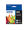 Epson® 312 Claria® Cyan, Magenta, Yellow Ink Cartridges, Pack Of 3, T312922-S