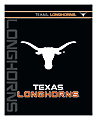 Markings by C.R. Gibson® Portfolio, 12" x 9 1/2", Texas Longhorns Classic 1