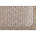 ES Robbins® Linear Pattern Chair Mat For Medium-Pile Carpets, Rectangular, 45" x 53", Clear