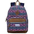 Trailmaker Cotton Backpack With 17" Laptop Pocket, Multicolor