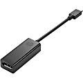HP USB-C to DP Adapter - USB 3.1 Type C - 1 x DisplayPort, DisplayPort 1 thumbnail image