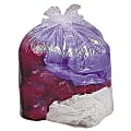 Genuine Joe Super Hexene Clear Trash Can Liners, 30 Gallons, 30" x 36", Box Of 250