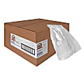 Genuine Joe 0.6 mil Trash Bags, 60 gal, 38"H x 58"W, Clear, 100 Bags