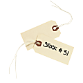 Avery® Manila "G" Shipping Tags - 3.75" Length x 1.87" Width - Rectangular - String Fastener - 1000 / Box - Manila 1 thumbnail image