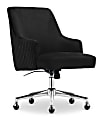 Serta® Scarlett Ergonomic Fabric Mid-Back Home Office Chair, Black 1 thumbnail image
