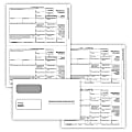 ComplyRight® 1099-MISC Tax Forms Set, 3-Part, 3-Up, Copies B/C/2 (Recipient Copy Only), Laser, 8-1/2" x 11", Pack Of 25 Forms And Envelopes