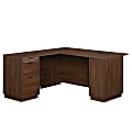 Sauder® Palo Alto™ 60"W Commercial L-Shaped Desk, Spiced Mahogany™