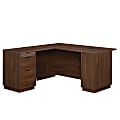 Sauder® Palo Alto™ 60"W Commercial L-Shaped Computer Desk, Spiced Mahogany™ 1 thumbnail image