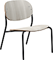 KFI Studios Tioga Laminate Guest Lounge Chair, Ash/Black