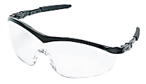 Storm Protective Eyewear, Clear Lens, Scratch-Resistant, Black Frame, Nylon