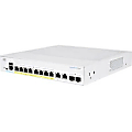 Cisco 350 CBS350-8P-E-2G Ethernet Switch - 10 Ports - Manageable - 2 Layer Supported - Modular - 2 SFP Slots - 14.31 W Power Consumption - 67 W PoE Budget - Optical Fiber, Twisted Pair - PoE Ports - Rack-mountable - Lifetime Limited Warranty 1 thumbnail image
