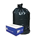 Webster Classic 2-Ply 0.85-mil Trash Can Liners, 55 - 60 Gallons, 38" x 58", 50% Recycled, Box Of 100 Liners