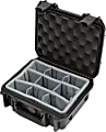 SKB Cases iSeries Injection-Molded Mil-Standard Waterproof Case With Padded Dividers, 8-1/2"H x 6-3/8"W x 3-5/8"D 1 thumbnail image