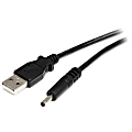StarTech.com 3 ft USB to Type H Barrel 5V DC Power Cable - Charge your 5V DC Devices using a Laptop or Desktop USB Port - usb to dc power cable - usb power cable