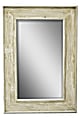 PTM Images Framed Mirror, Bone Wood, 40 1/2"H x 28 1/2"W, Sand