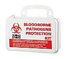 Pac-Kit Small Industrial Bloodborne Pathogen Kit, Plastic Case, 4-1/2" h x 7-1/2" w x 2-3/4" d