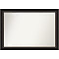 Amanti Art Non-Beveled Rectangle Framed Bathroom Wall Mirror, 28-1/2” x 40-1/2”, Trio Oil-Rubbed Bronze