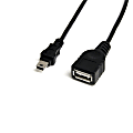 StarTech.com 1 ft Mini USB 2.0 Cable - USB A to Mini B F/M - Convert a USB A-A cable into a USB A-to-Mini USB cable