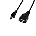 StarTech.com 1 ft Mini USB 2.0 Cable - USB A to Mini B F/M - Convert a USB A-A cable into a USB A-to-Mini USB cable 1 thumbnail image