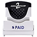 ACCU-STAMP2® Pre-Ink Message Stamp, "Paid", Red